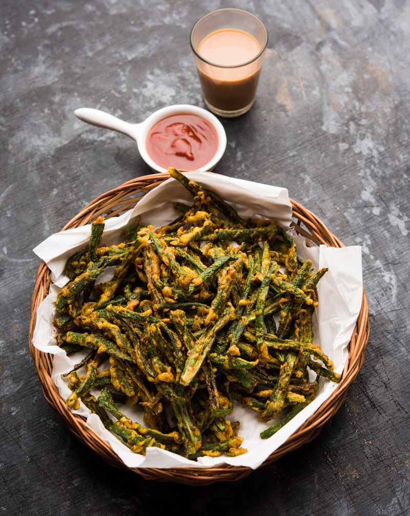 Kurkuri Bhindi – Okra Chips - The Tropical Indian